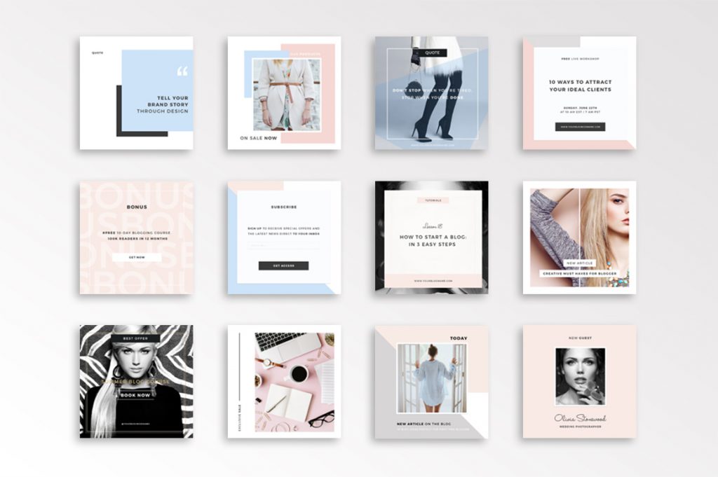 STORY TEMPLATE: Photoshop Fashion Instagram Template