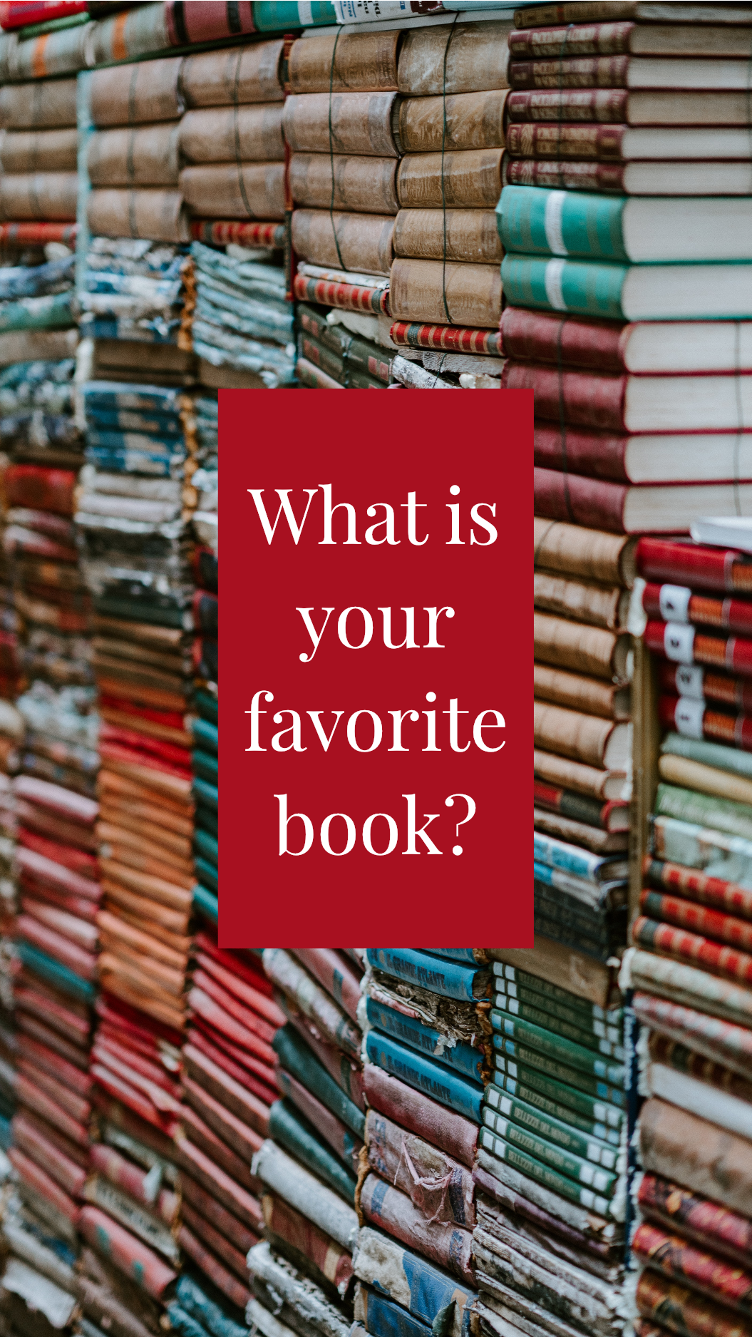 STORY TEMPLATE What Is Your Favorite Book Instagram Story Template
