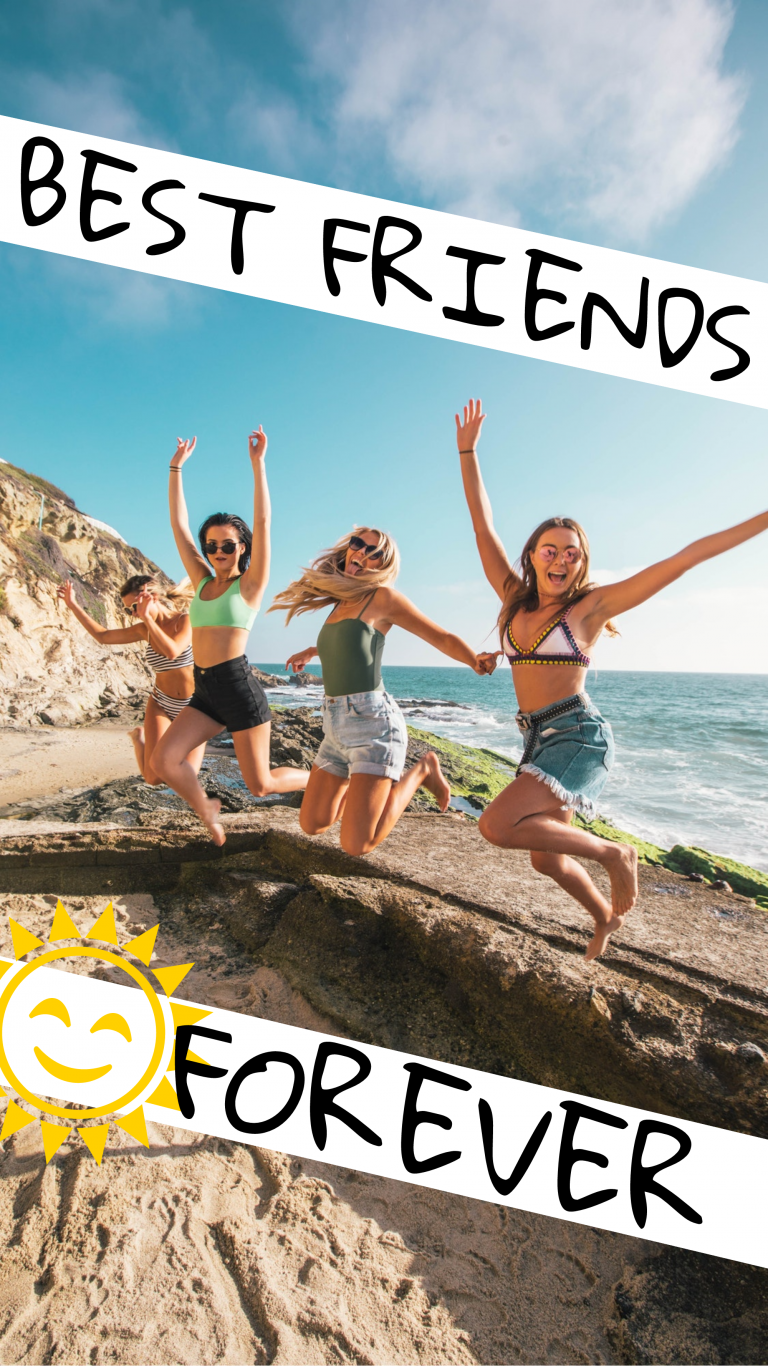 STORY TEMPLATE: BEST FRIENDS FOREVER Instagram Story Template