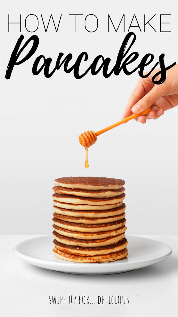 HOW TO MAKE Pancakes swipe up for... delicious Instagram Story Template