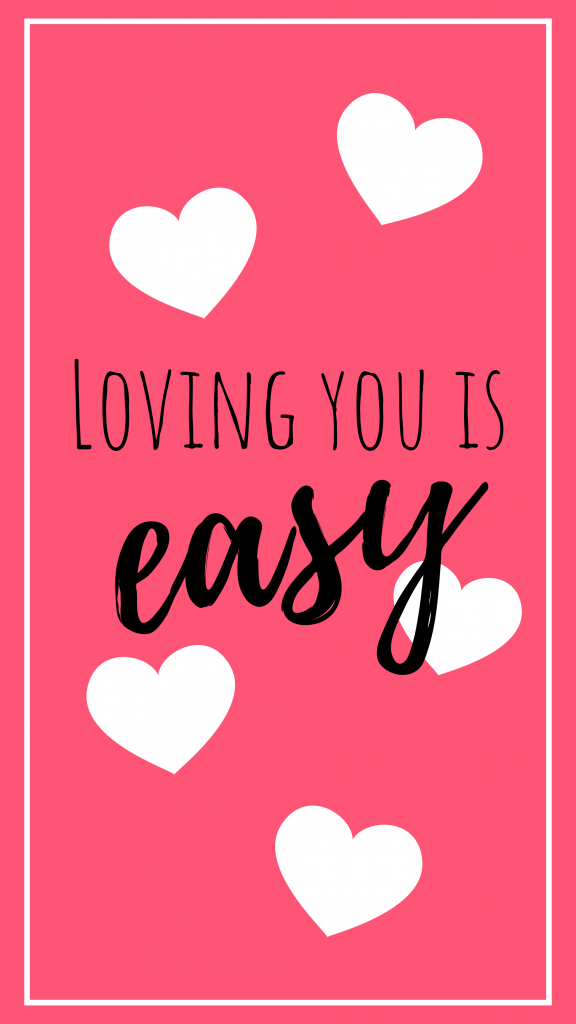 Loving you is easy Instagram Story Template