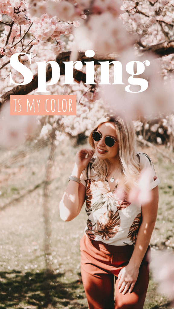 Spring is my color Instagram Story Template