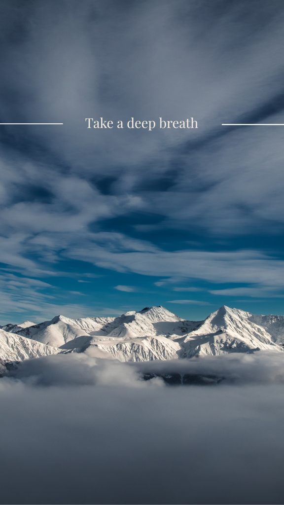 Take a deep breath Instagram Story Template