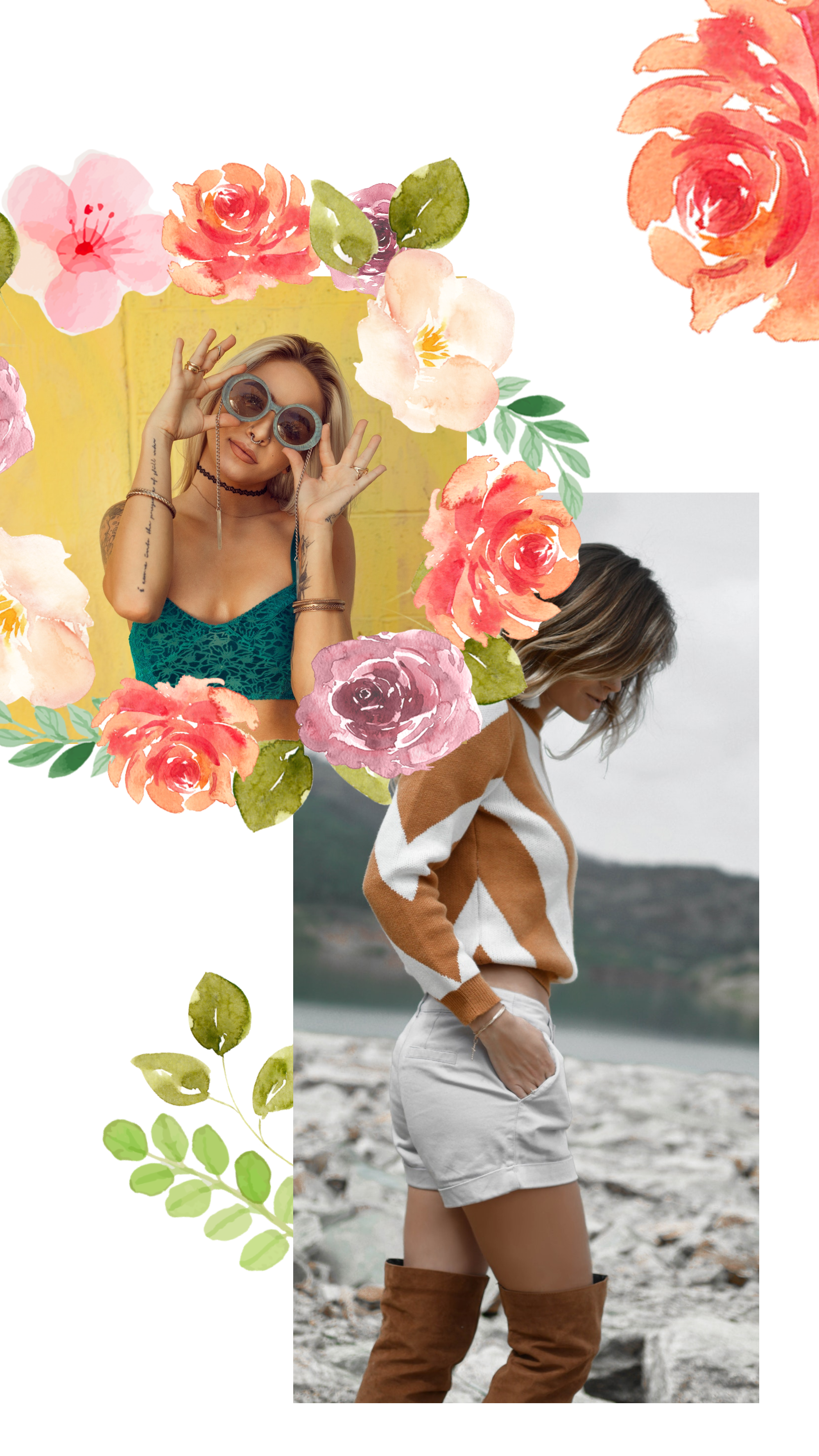 #pastelflowers collection - PostMuse Instagram Story Template
